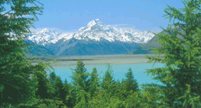 Mt Cook postikortista n&auml;htyn&auml;